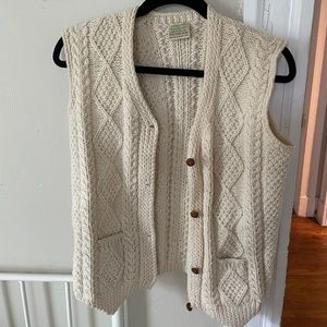 100% wool vest